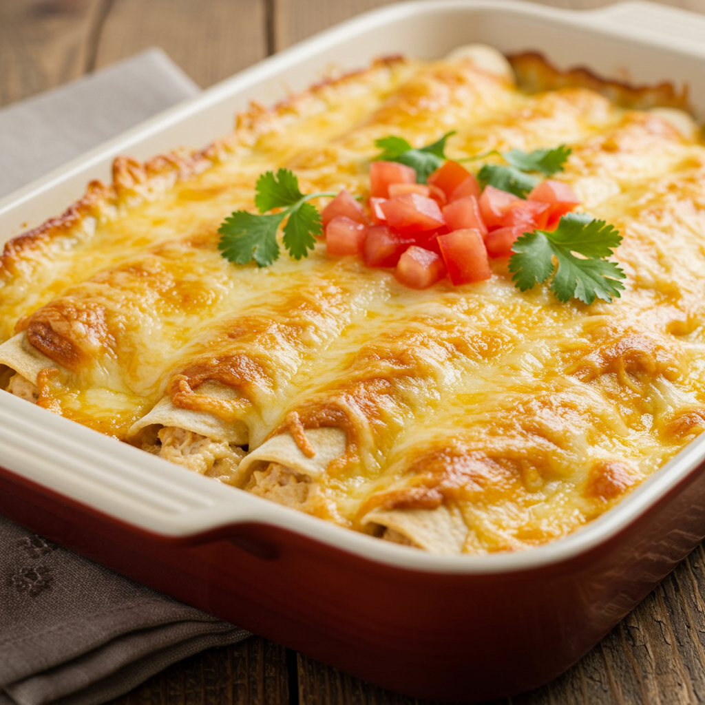 Best Chicken and Cream Cheese Enchiladas – Baked to Perfection