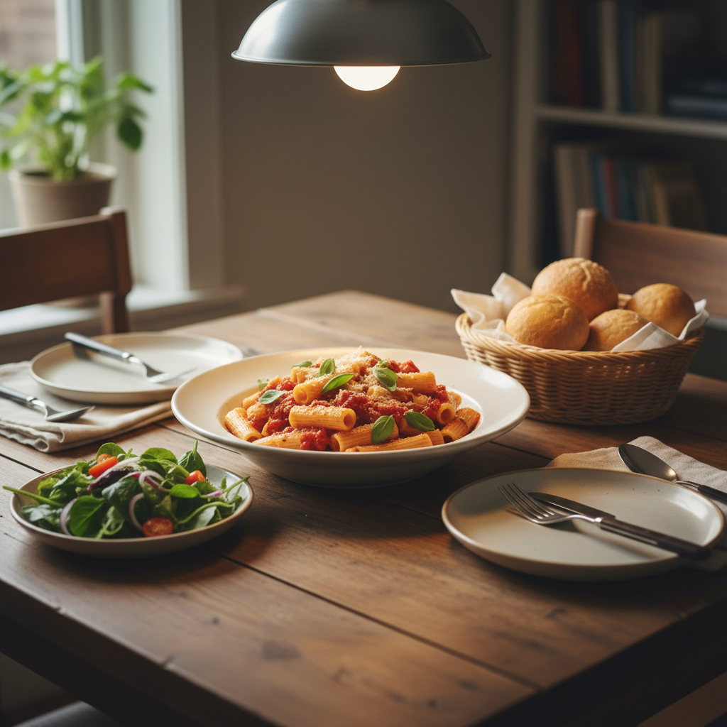 easy pasta dinner