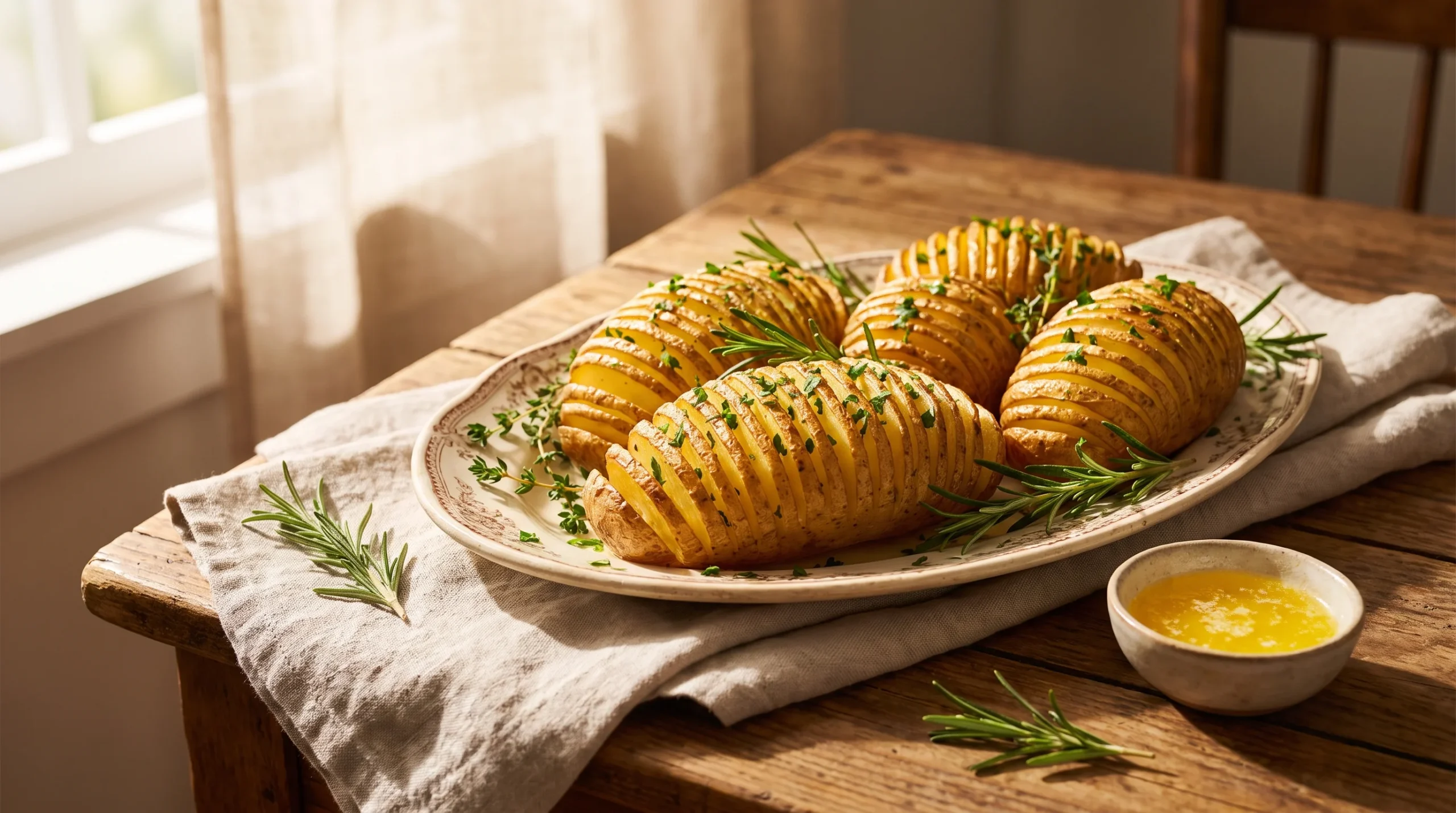Hasselback Potatoes recipe