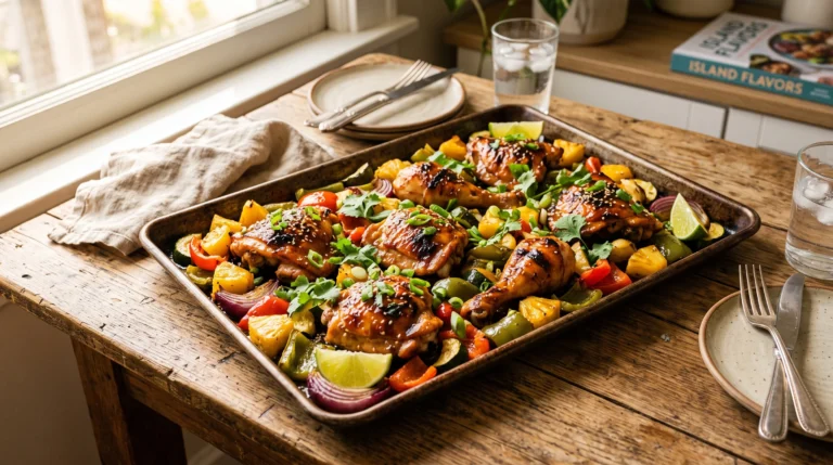 Hawaiian Chicken Sheet Pan recipe
